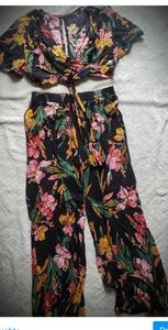 Two peice floral set